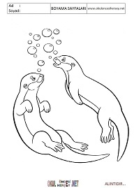 Su-Samuru boyama sayfaları